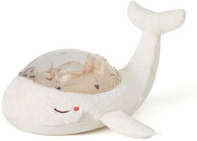 Projektors - bērnu miega palīglīdzeklis Cloud B Whale, balta krās.