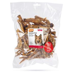 Skanėstas šunims Karlie Chicken Feet 521769, vištiena, 0.5 kg