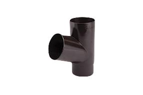 Lietus ūdens notekcaurules trejgabals 67°, Ø 8 cm, polivinilhlorīds (pvc), brūna krās.