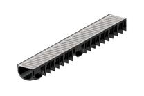 Drenažo latakas su grotelėmis Easyline Aco, A15, 100 cm x 12.5 cm x 9 cm