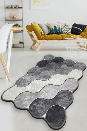 Ковер Conceptum Hypnose Circle Grey, 160 см x 100 см