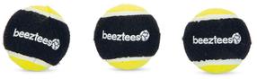 Rotaļlieta sunim, bumba Beeztees Fetch Sponge Balls 625622, 6.3 cm, Ø 6.3 cm, melna krās./dzeltena krās.