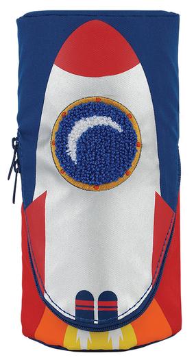 Penālis bez instrumentiem Tiger Max, 11 cm x 5 cm, zila krās./sarkana krās.