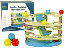 Žaidimas Lean Toys Dinosaur Roll Ball, 30 cm, įvairių spalvų