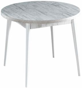 Valgomojo stalas Kalune Design Stil Antik, antique sp., 90 cm x 90 cm x 77.5 cm