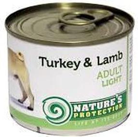 Влажный корм для собак Natures Protection Adult Light Turkey & Lamb, 0.2 кг