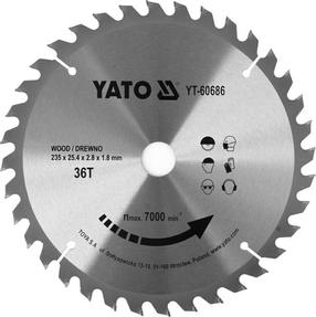 Pjovimo diskas Yato YT-60686, 235 mm x 25.4 mm