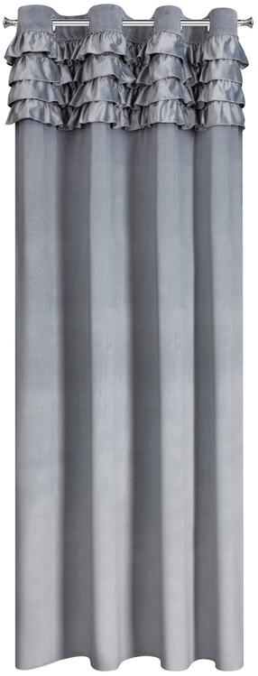 Nakts aizkari ZKNS-06, pelēka krās., 140 cm x 250 cm