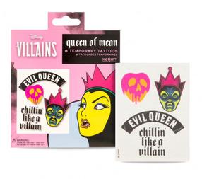 Tatuiruotė Mad Beauty Disney Pop Villains Tattoos, 8 vnt., įvairių spalvų