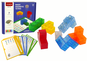 Klotsid Xinbida Magic Magnetic Tetris, mitmevärviline, 7 tk