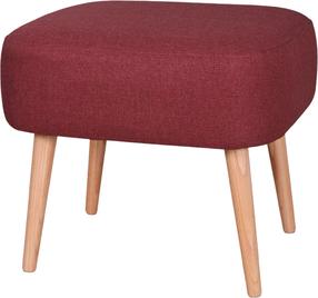 Pufas Hanah Home Parrot Claret Red, bordo sp., 50 cm x 42 cm x 43 cm