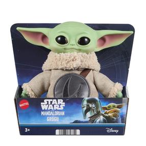 Pehme mänguasi Mattel Star Wars The Mandalorian & Grogu Grogu, pruun v./roheline v., 16 cm