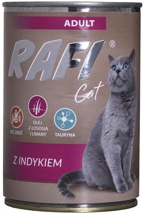 Šlapias kačių maistas Dolina Noteci Rafi, kalakutiena, 0.4 kg