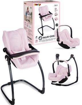 Стульчик для кормления малышей Smoby 3in1 240242, розовый цв.