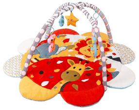 Коврик для занятий спортом BabyTrold Happy Space Flower, ⌀ 110 см, многоцветный