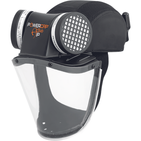 Респиратор JSP Powercap Active IP, прозрачный цв./черный цв.