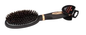 Juuksehari Top Choice Natural Bristle Hairbrush 63299, kuldne v./must v.