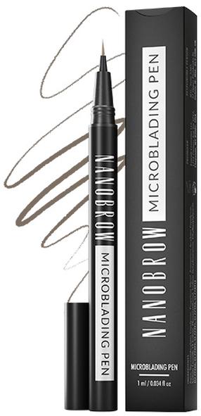 Карандаш для бровей Nanobrow Microblanding Pen, 1 мл, коричневый цв. warm blonde