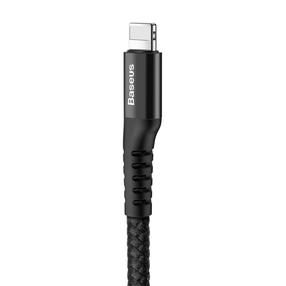 Laidas Baseus CALSR-01, Lightning/USB, 100 cm, juoda sp.
