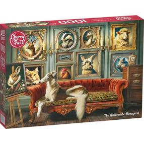 Pusle CherryPazzi The Aristocratic Menagerie, 50 cm x 70 cm, 1000 tk, mitmevärviline