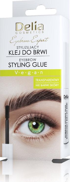 Uzacu gēls Delia Cosmetics Eyebrow Expert Styling Glue, 5 g, caurspīdīga krās.