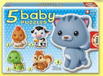 Dėlionė Educa Baby Puzzle, įvairių spalvų, 19 vnt.