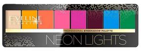 Acu ēnas Eveline Professional Eyeshadow Palette, 9.6 g, daudzkrāsaina 06 neon lights