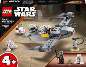 Konstruktorius LEGO® Star Wars Mando ir Grogu kovos erdvėlaivis N-1 75410, 92 vnt.