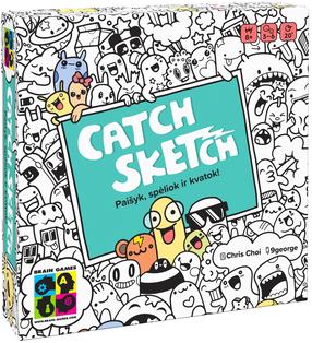 Stalo žaidimas Brain Games Catch Sketch BRG#CSLT, LT