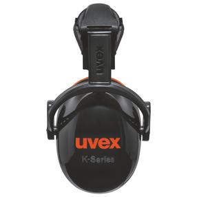 Apsauginės ausinės Uvex K30H, juoda sp./raudona sp., Universalus dydis, 2 vnt.