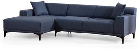 Kampinė sofa Hanah Home Petra 560ARE1605, mėlyna sp., kairinė, 145 x 250 cm x 69 cm