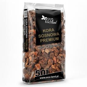 Mulčias iš pušų žievės PREMIUM, 30 - 50 mm, 50 l