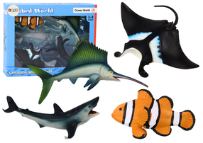 Набор фигурок Lean Toys Ocean World Seabed World, 5 шт., многоцветный