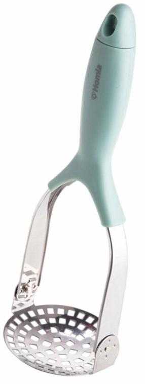 Bulvių grūstuvė Homla Easy Cook 230609, 27 cm, sidabro/žalia
