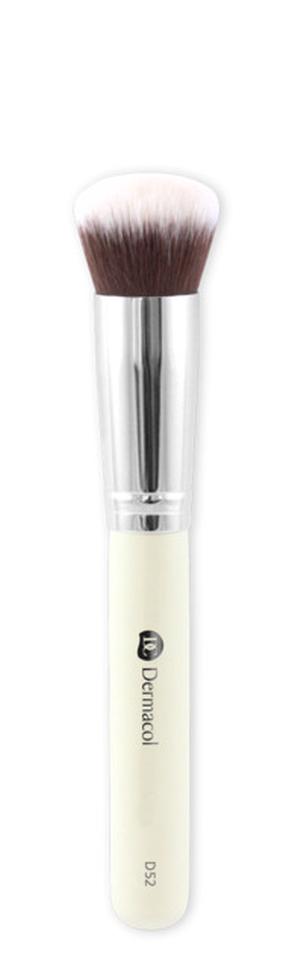 Väike hari, meigipõhja jaoks Dermacol D52 Foundation & Powder Brush 79986, valge v.