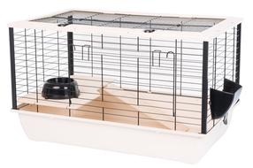 Клеткa для грызунов Inter Zoo Bunny 80 Deluxe, 78 см x 48 см x 50 см, коричневатый цв.
