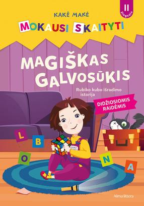 Edukacinės knygelės Kakė Makė Mokausi Skaityti Magiškas Galvosūkis