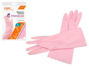 Pirštinės guminės Simple Solution Premium 00943, suaugusiems, rožinė sp., L, 2 vnt.