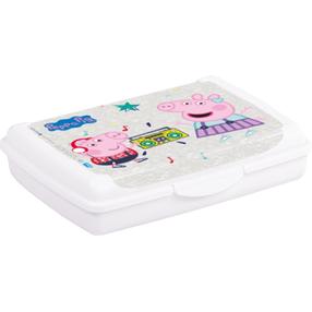 Toidukarp Keeeper Peppa Pig, 0.5 l, 17 cm x 13 cm, valge v./roosa v.