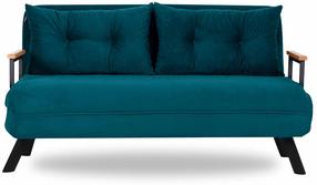 Sofa-lova Hanah Home Sando Petroleum, žalia sp., 78 x 133 cm x 78 cm
