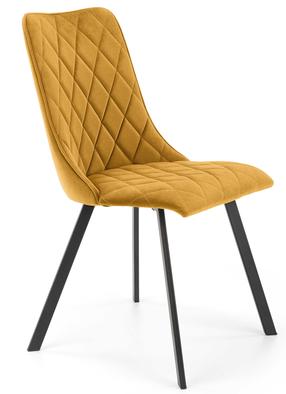 Стул для столовой K450, горчичный цв., 44 см x 58 см x 85 см