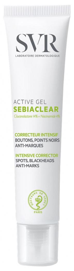 Veido gelis SVR Sebiaclear Intensive Corrector, 40 ml