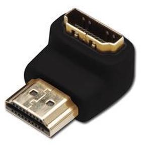 Adapteris Assmann HDMI male, HDMI female, melna krās.