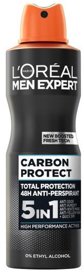 Vyriškas dezodorantas L’Oréal Paris Men Expert Carbon Protect, 250 ml