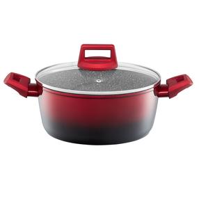 Kastrul Ambition Ombre, Ø28 cm, 6.7 l, punane v.
