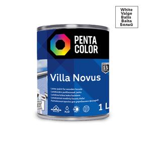 Fasāžu krāsa Pentacolor Villa Novus, balts krās., 1 l