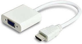 Adapteris MicroConnect HDMI M To VGA F HDMI Male (vyriška), VGA Female (moteriška), 0.15 m, balta sp.