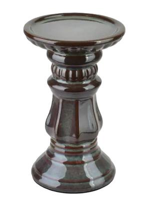 Žvakidė Mondex Yarine HTTS1189, keramika, Ø 10 cm, 16.5 cm, tamsiai ruda sp.