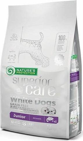 Sausas šunų maistas Natures Protection Superior Care White Dogs, lašiša, 1.5 kg