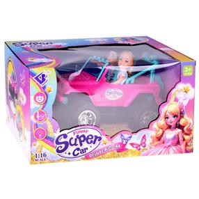 Кукла с аксессуарами Funny Super Car RC0734, 12 см, многоцветный